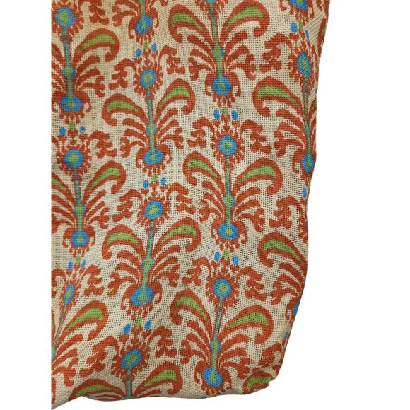 Jute Burlap Tote Floral Design Multi-Color Eco Friendly Reusable Shopping Bag - Picture 14 of 14